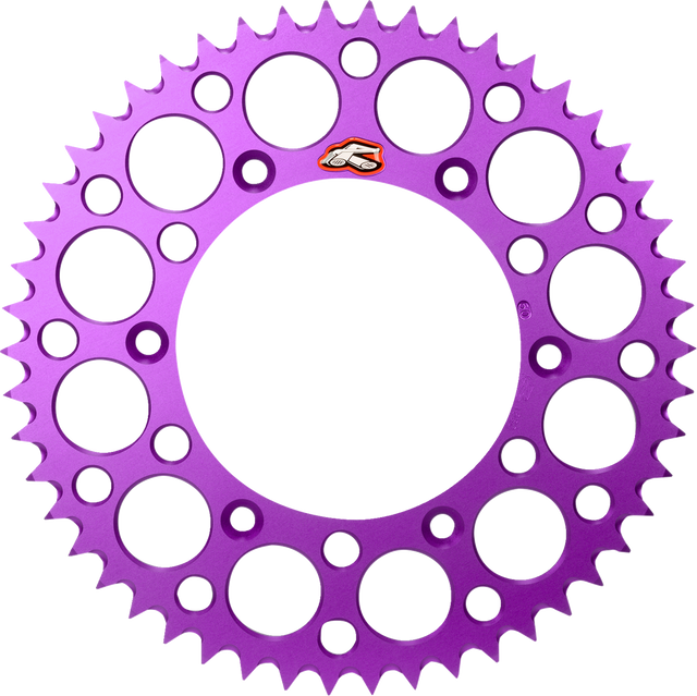 RENTHAL Rear Sprocket - Aluminum - 50 Tooth - Purple - Suzuki 123U-520-50GYPE