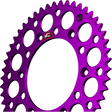 RENTHAL Rear Sprocket - Aluminum - 49 Tooth - Purple - Yamaha 150U-520-49GBPE