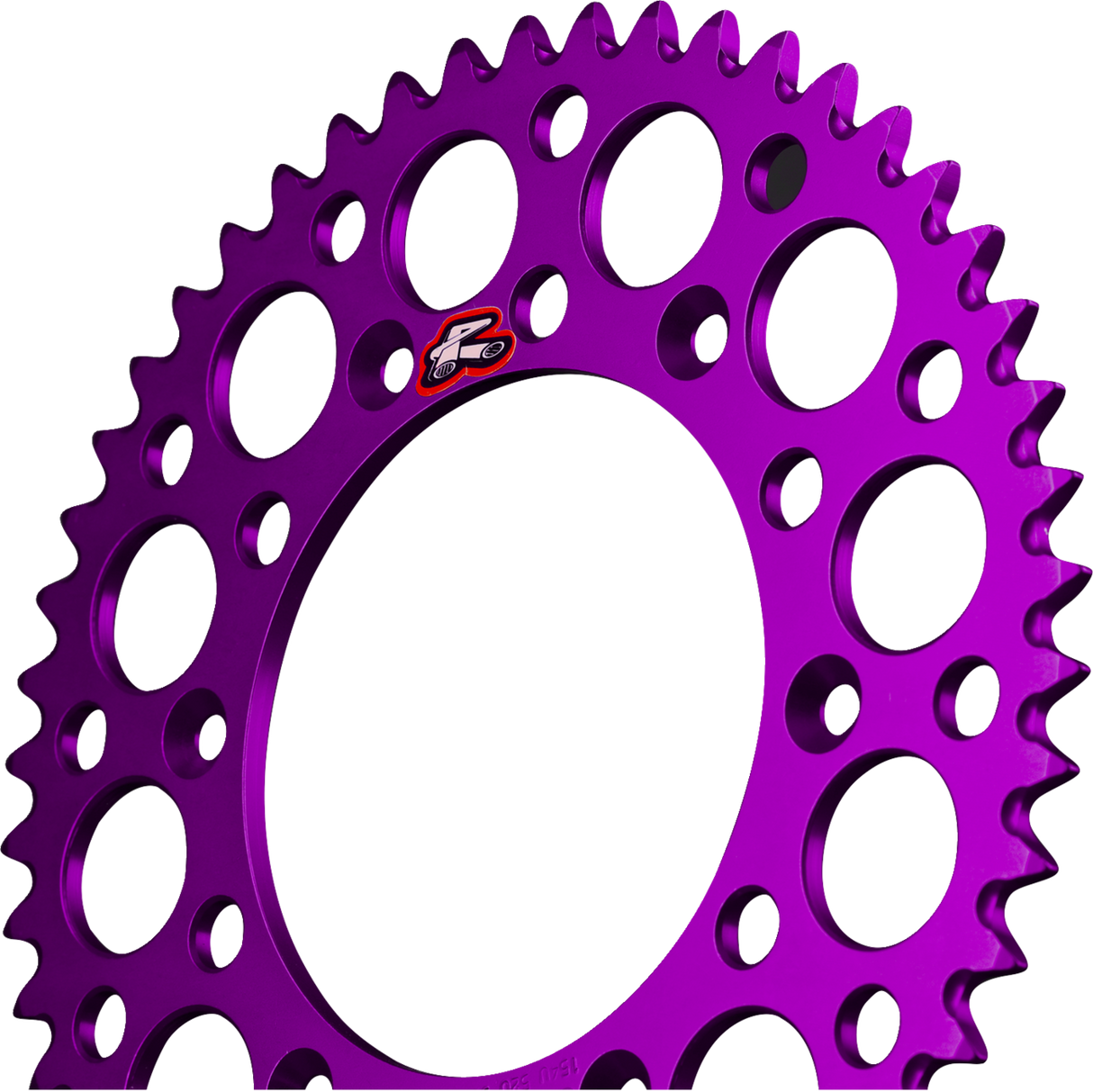 RENTHAL Rear Sprocket - Aluminum - 48 Tooth - Purple 224U-520-48GPPE