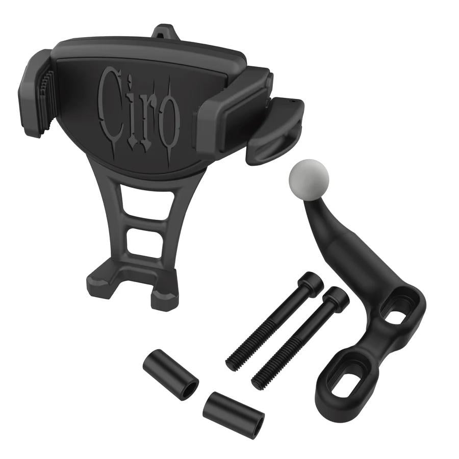 Goldstrike Constrictor Phone Holder with Gen 2 Offset Black Perch Mount