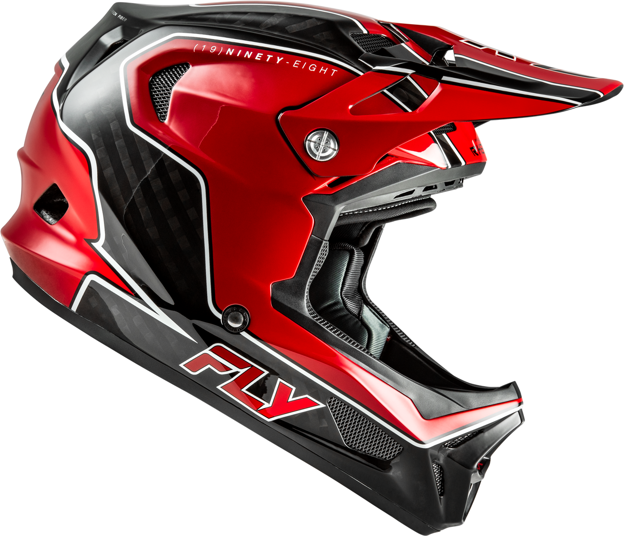Yth Werx R Flow Carbon Hlmt Black Carbon/Red Yl