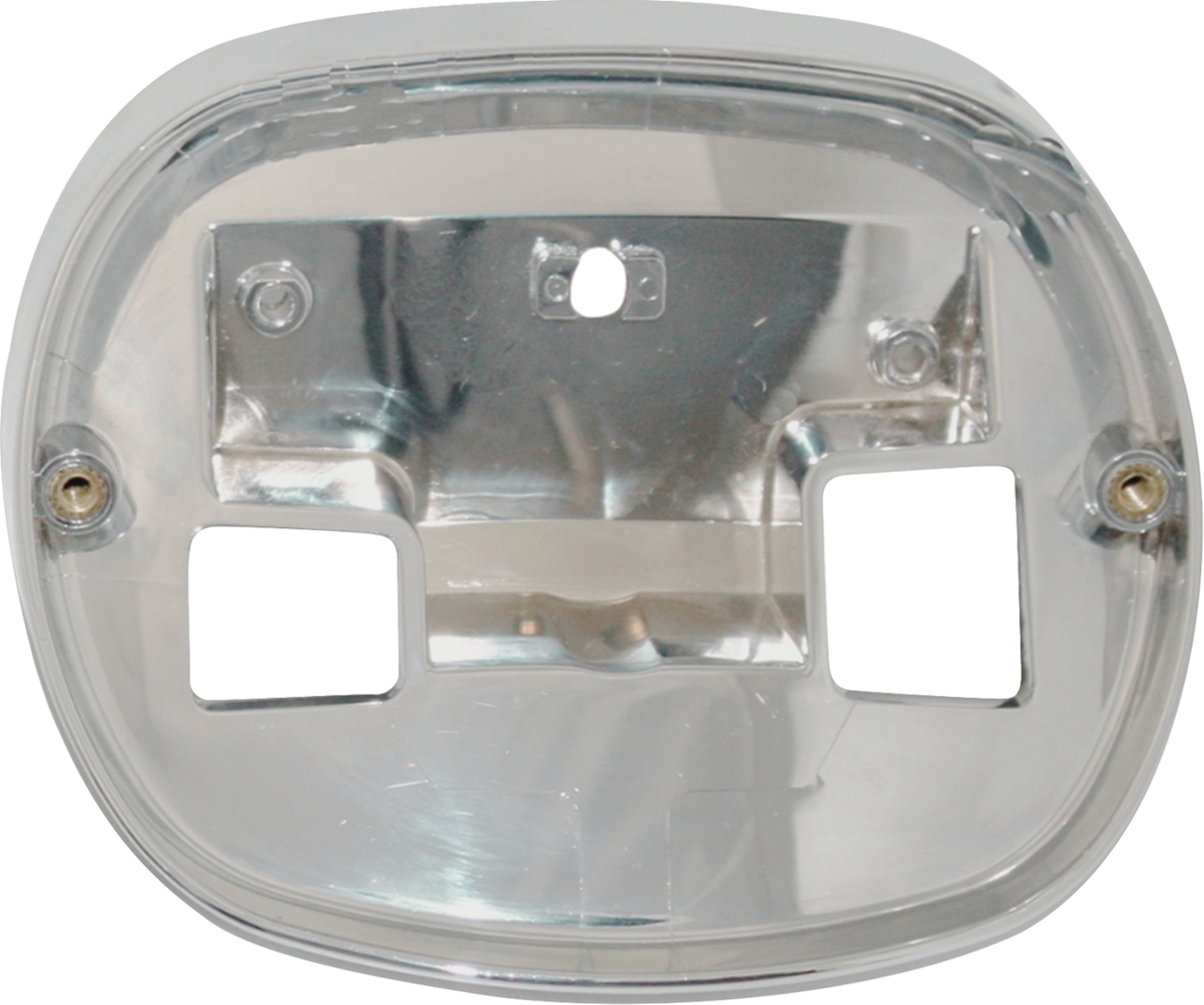 CUSTOM DYNAMICS Taillight Baseplate - Chrome TL-BASE-18ST-C