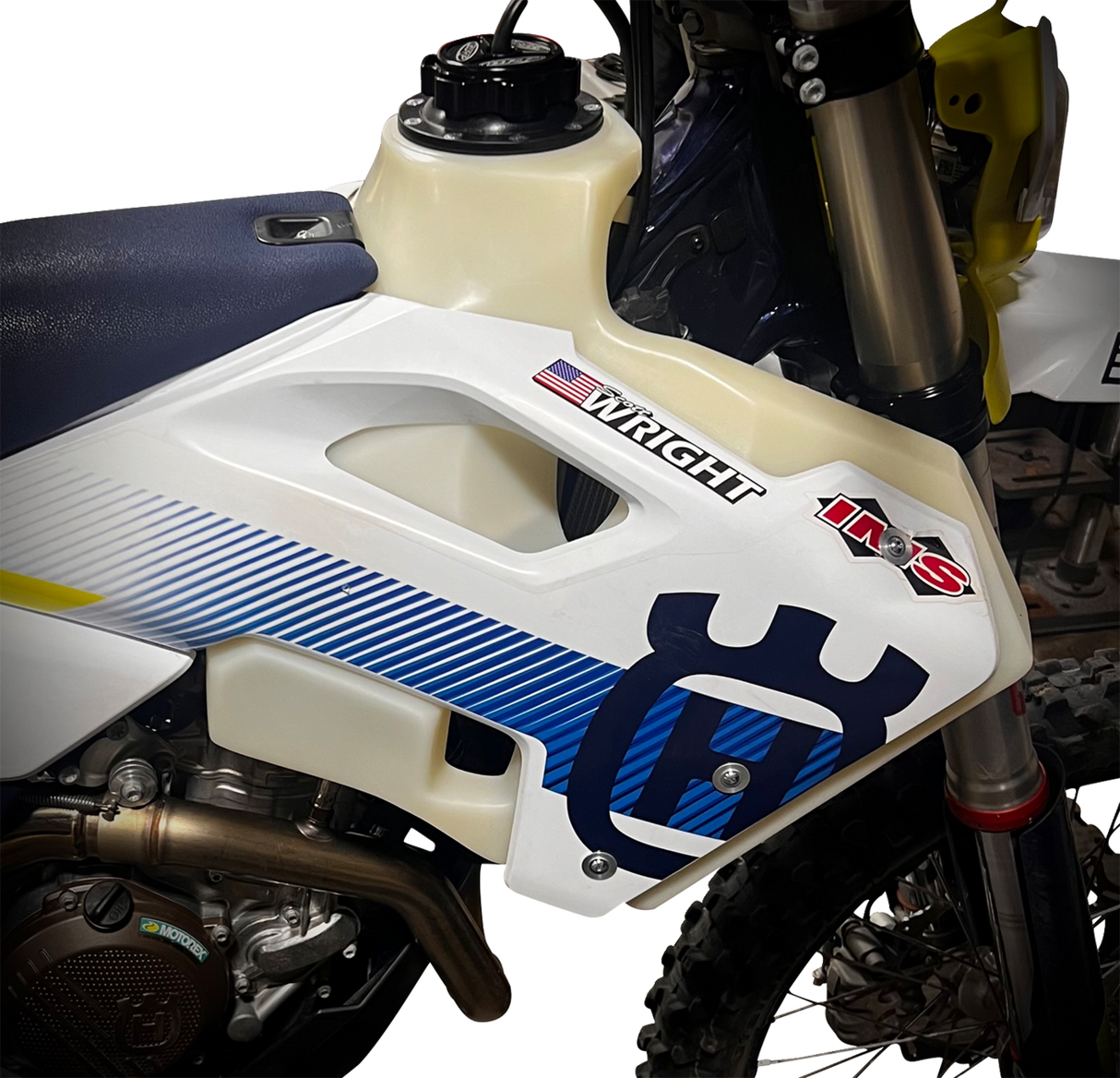 IMS PRODUCTS INC. Large-Capacity Gas Tank - Natural - Husqvarna - 4.5 Gallon 112443-N2