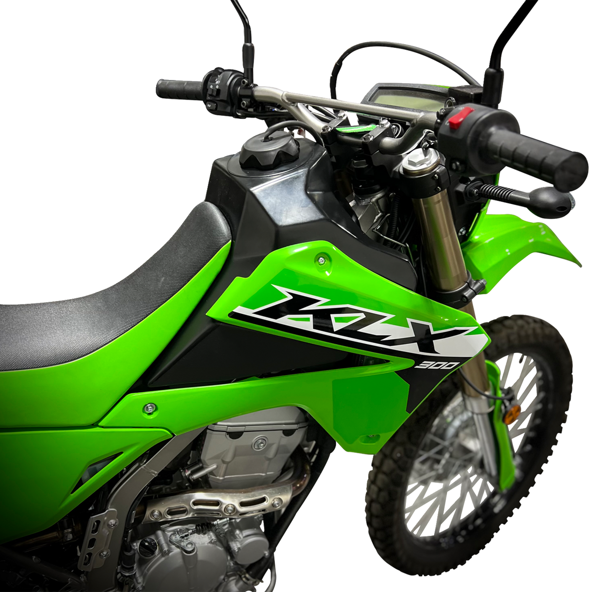 IMS PRODUCTS INC. Large-Capacity Gas Tank - Black - Kawasaki - 3.8 Gallon 113166-BK1