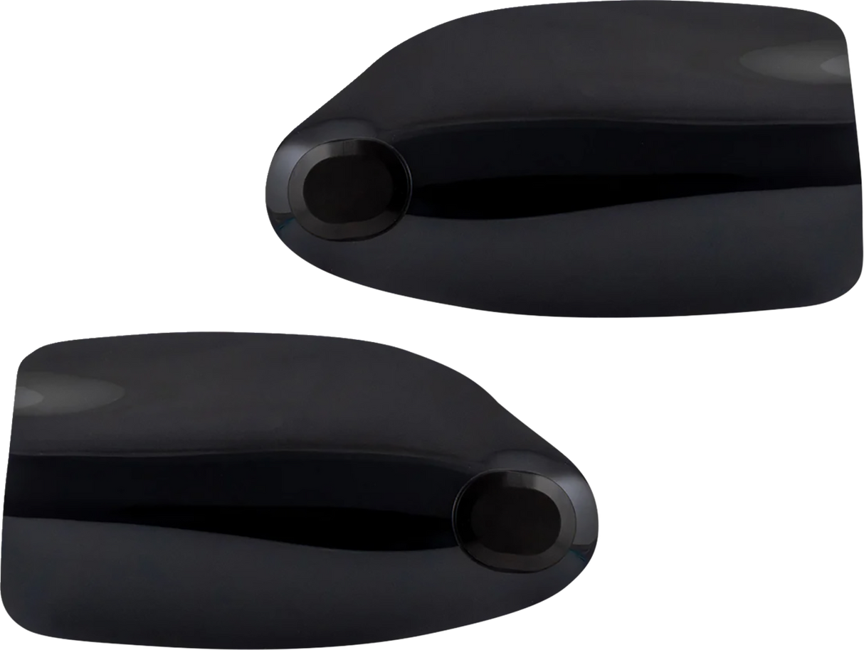 KLOCK WERKS Flare? Handguards - Harley-Davidson Cable Clutch - Black KWS-01-0120-CC