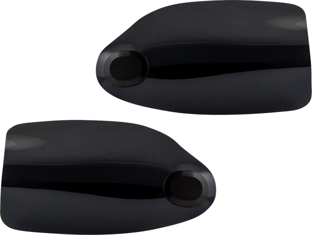 KLOCK WERKS Flare? Handguards - Harley-Davidson Cable Clutch - Black KWS-01-0120-CC