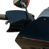 KLOCK WERKS Flare? Handguards - Harley-Davidson Cable Clutch - Black KWS-01-0120-CC