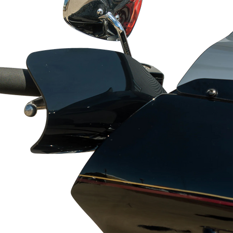 KLOCK WERKS Flare? Handguards - Harley-Davidson Cable Clutch - Black KWS-01-0120-CC