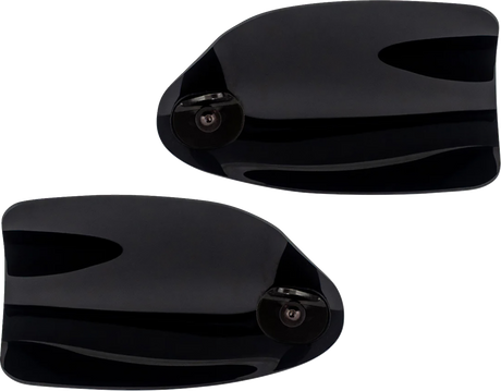 KLOCK WERKS Flare? Handguards - Harley-Davidson Hydraulic Clutch - Black KWS-01-0120-HC