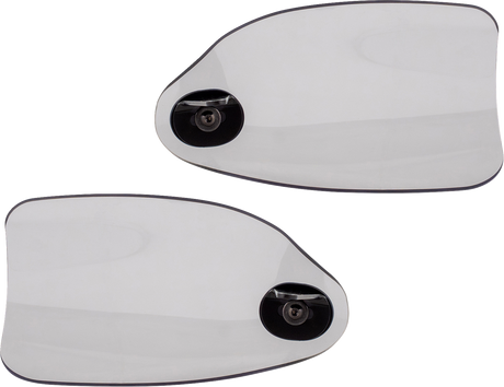 KLOCK WERKS Flare? Handguards - Harley-Davidson Cable Clutch - Clear KWS-01-0121-CC