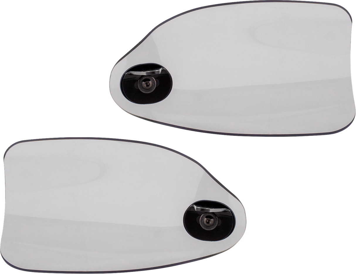 KLOCK WERKS Flare? Handguards - Harley-Davidson Hydraulic Clutch - Clear KWS-01-0121-HC