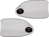 KLOCK WERKS Flare? Handguards - Harley-Davidson Hydraulic Clutch - Clear KWS-01-0121-HC