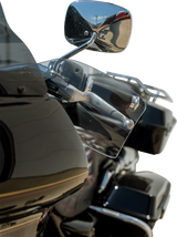 KLOCK WERKS Flare? Handguards - Harley-Davidson Cable Clutch - Clear KWS-01-0121-CC