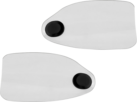 KLOCK WERKS Flare? Handguards - Harley-Davidson Hydraulic Clutch - Clear KWS-01-0121-HC