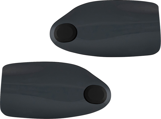 KLOCK WERKS Flare? Handguards - Harley-Davidson Cable Clutch - Dark Smoke KWS-01-0122-CC