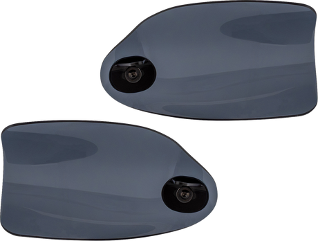 KLOCK WERKS Flare? Handguards - Harley-Davidson Cable Clutch - Dark Smoke KWS-01-0122-CC