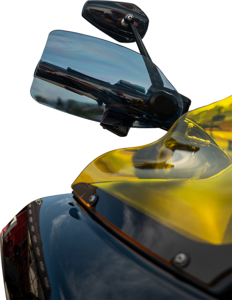 KLOCK WERKS Flare? Handguards - Harley-Davidson Hydraulic Clutch - Dark Smoke KWS-01-0122-HC