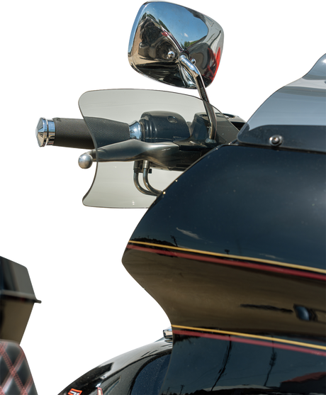 KLOCK WERKS Flare? Handguards - Harley-Davidson Cable Clutch - Tint KWS-01-0123-CC