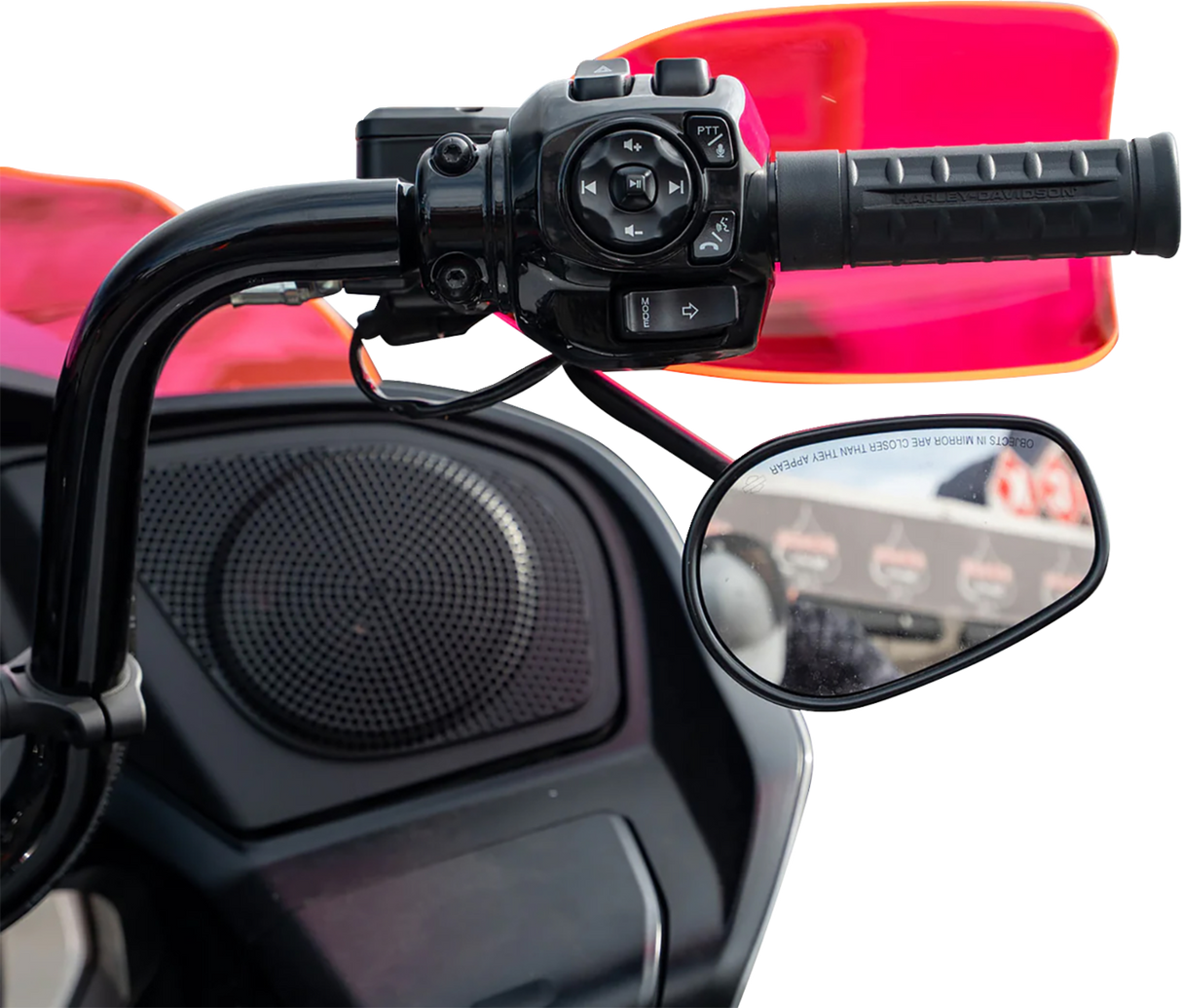 KLOCK WERKS Flare? Handguards - Harley-Davidson Cable Clutch - Pink Ice KWS-01-0124-CC