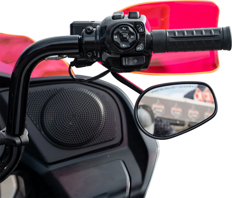 KLOCK WERKS Flare? Handguards - Harley-Davidson Cable Clutch - Pink Ice KWS-01-0124-CC