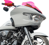 KLOCK WERKS Flare? Handguards - Harley-Davidson Cable Clutch - Pink Ice KWS-01-0124-CC