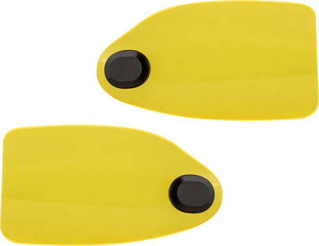 KLOCK WERKS Flare? Handguards - Harley-Davidson Cable Clutch - Yellow Ice KWS-01-0126-CC