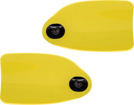 KLOCK WERKS Flare? Handguards - Harley-Davidson Cable Clutch - Yellow Ice KWS-01-0126-CC