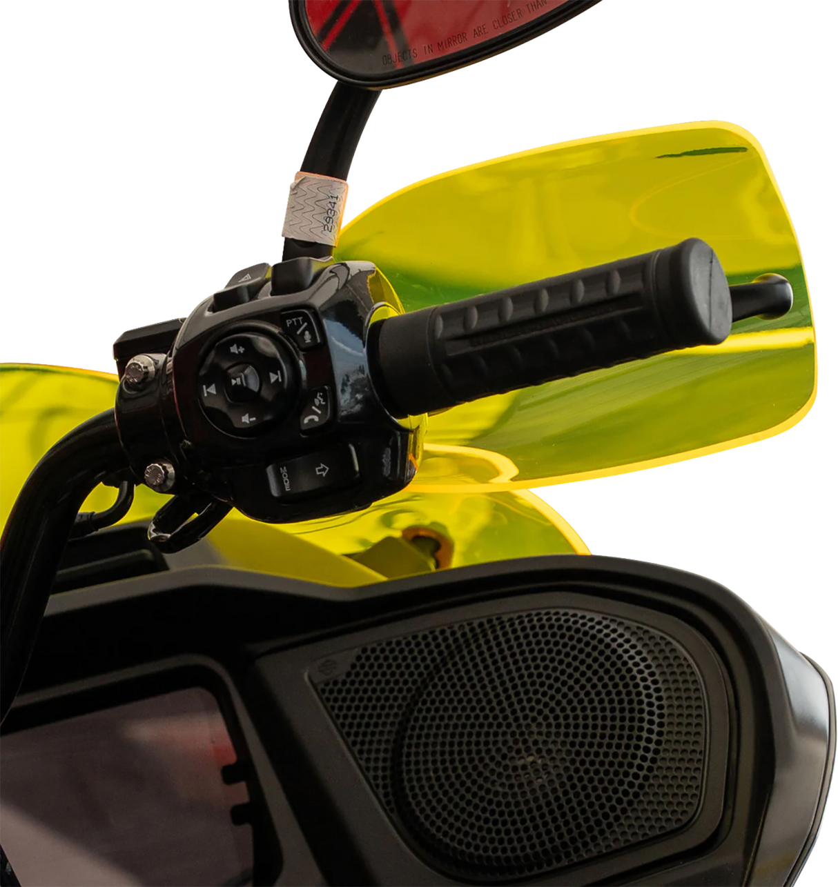KLOCK WERKS Flare? Handguards - Harley-Davidson Cable Clutch - Yellow Ice KWS-01-0126-CC