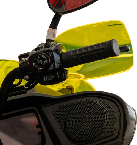 KLOCK WERKS Flare? Handguards - Harley-Davidson Cable Clutch - Yellow Ice KWS-01-0126-CC