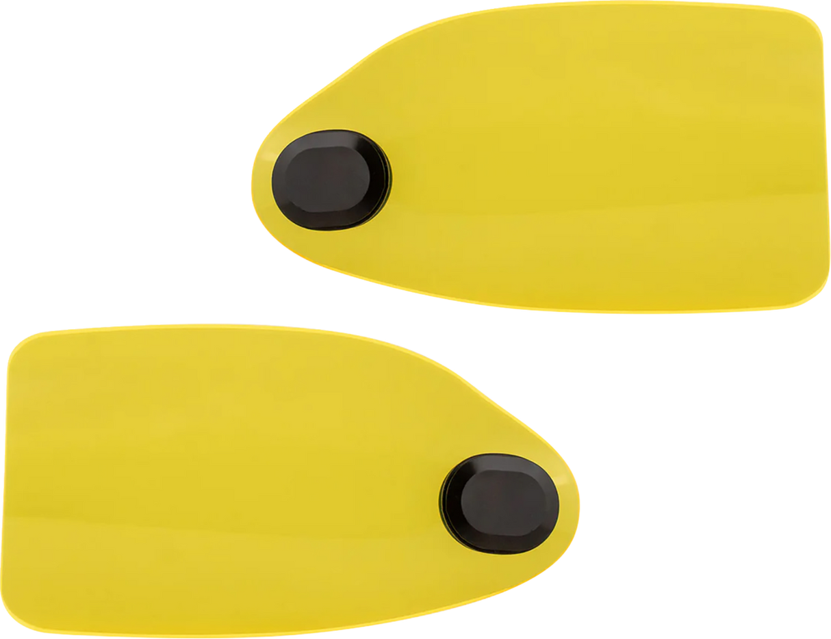 KLOCK WERKS Flare? Handguards - Harley-Davidson Hydraulic Clutch - Yellow Ice KWS-01-0126-HC