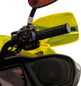 KLOCK WERKS Flare? Handguards - Harley-Davidson Hydraulic Clutch - Yellow Ice KWS-01-0126-HC