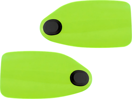 KLOCK WERKS Flare? Handguards - Harley-Davidson Cable Clutch - Green Ice KWS-01-0127-CC