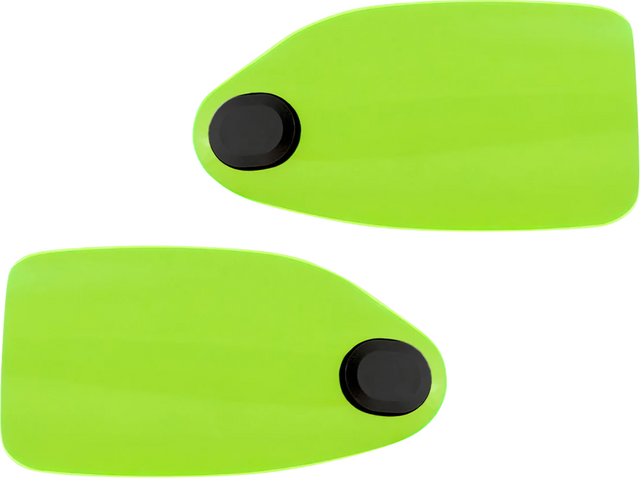 KLOCK WERKS Flare? Handguards - Harley-Davidson Cable Clutch - Green Ice KWS-01-0127-CC