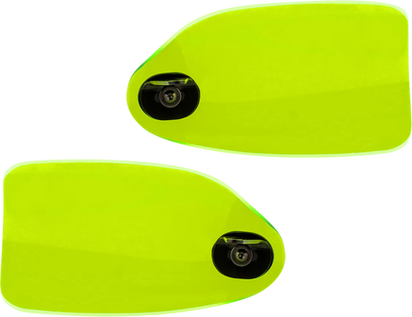 KLOCK WERKS Flare? Handguards - Harley-Davidson Hydraulic Clutch - Green Ice KWS-01-0127-HC