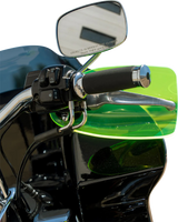 KLOCK WERKS Flare? Handguards - Harley-Davidson Hydraulic Clutch - Green Ice KWS-01-0127-HC