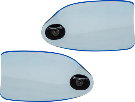 KLOCK WERKS Flare? Handguards - Harley-Davidson Hydraulic Clutch - Blue Ice KWS-01-0128-HC