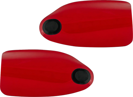 KLOCK WERKS Flare? Handguards - Harley-Davidson Cable Clutch - Red KWS-01-0129-CC