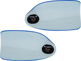 KLOCK WERKS Flare? Handguards - Harley-Davidson Cable Clutch - Blue Ice KWS-01-0128-CC