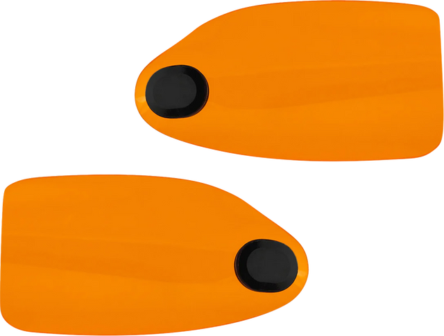 KLOCK WERKS Flare? Handguards - Harley-Davidson Hydraulic Clutch - Orange KWS-01-0130-HC