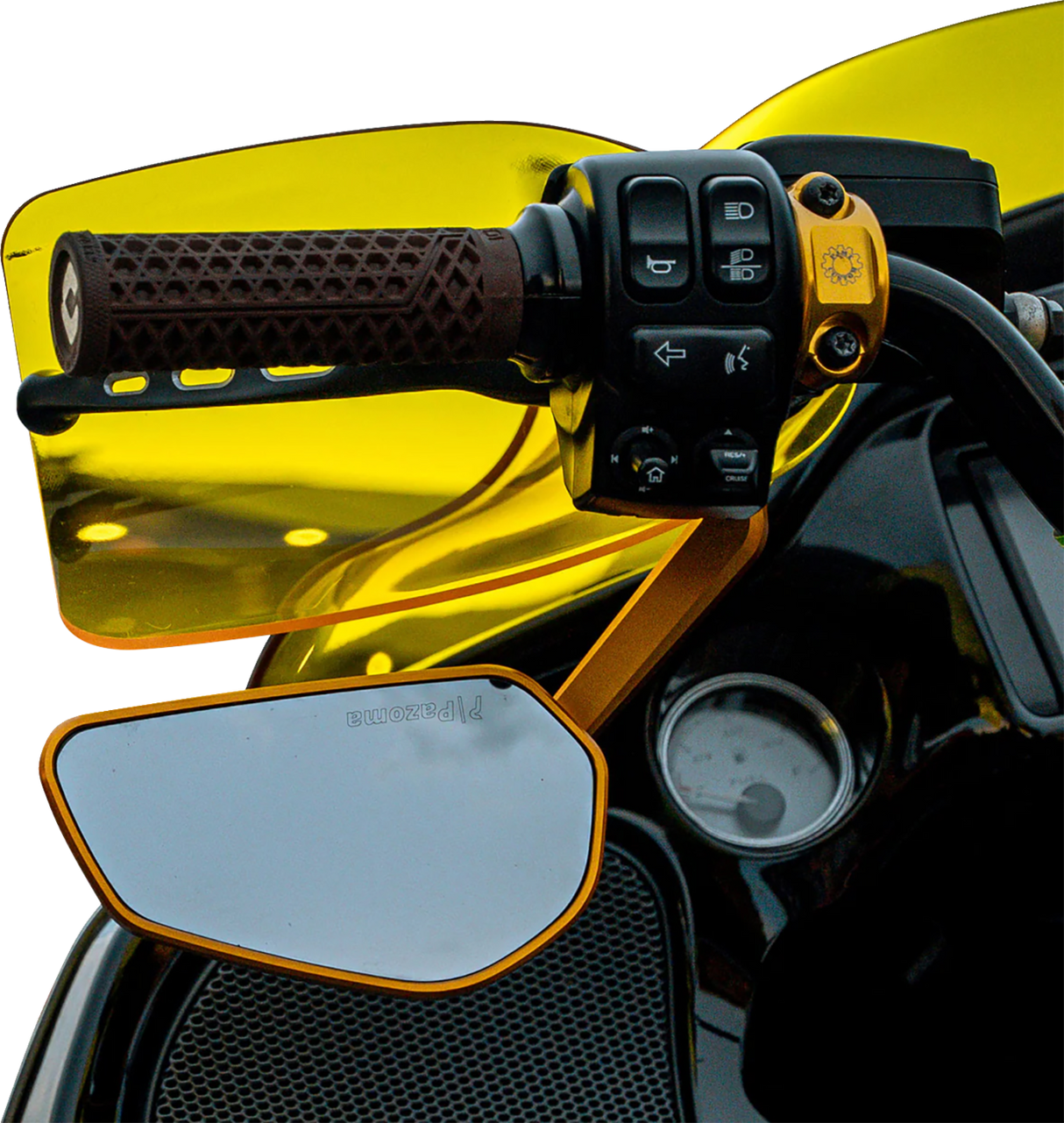 KLOCK WERKS Flare? Handguards - '23-'25 Harley-Davidson - Yellow KWS-01-0131-23