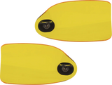 KLOCK WERKS Flare? Handguards - Harley-Davidson Hydraulic Clutch - Yellow KWS-01-0131-HC