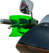 KLOCK WERKS Flare? Handguards - Harley-Davidson Cable Clutch - Green KWS-01-0132-CC