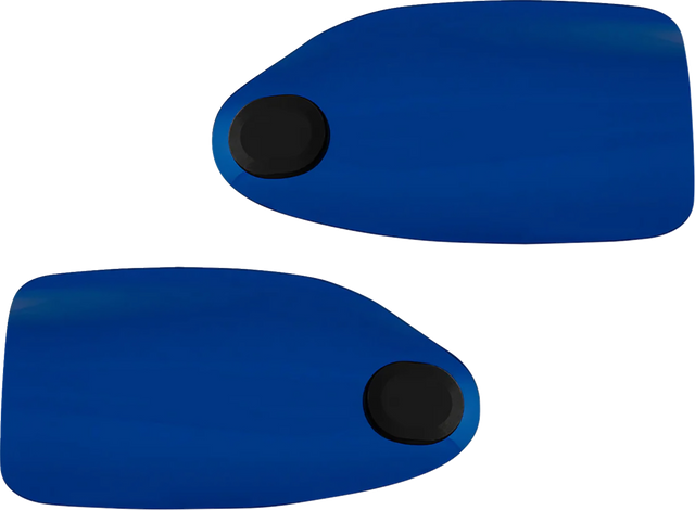 KLOCK WERKS Flare? Handguards - Harley-Davidson Cable Clutch - Blue KWS-01-0133-CC