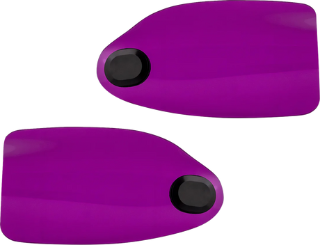 KLOCK WERKS Flare? Handguards - Harley-Davidson Cable Clutch - Purple KWS-01-0134-CC