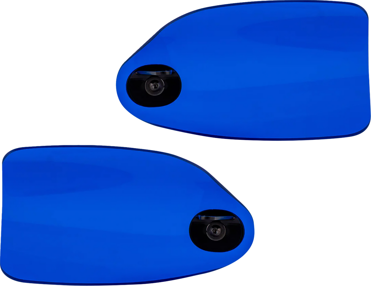 KLOCK WERKS Flare? Handguards - Harley-Davidson Hydraulic Clutch - Blue KWS-01-0133-HC