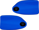 KLOCK WERKS Flare? Handguards - Harley-Davidson Hydraulic Clutch - Blue KWS-01-0133-HC