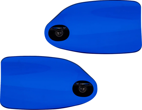 KLOCK WERKS Flare? Handguards - Harley-Davidson Hydraulic Clutch - Blue KWS-01-0133-HC