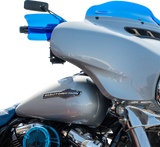 KLOCK WERKS Flare? Handguards - Harley-Davidson Hydraulic Clutch - Blue KWS-01-0133-HC
