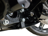 THRASHIN SUPPLY CO. Skid Plate - Carbon Fiber/Forged - With Black Brackets - FLHX/FLTRX TSC-3035-1