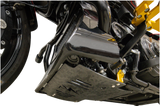 THRASHIN SUPPLY CO. Skid Plate - Carbon Fiber/Forged - With Gold Brackets - FLHX/FLTRX TSC-3035-5